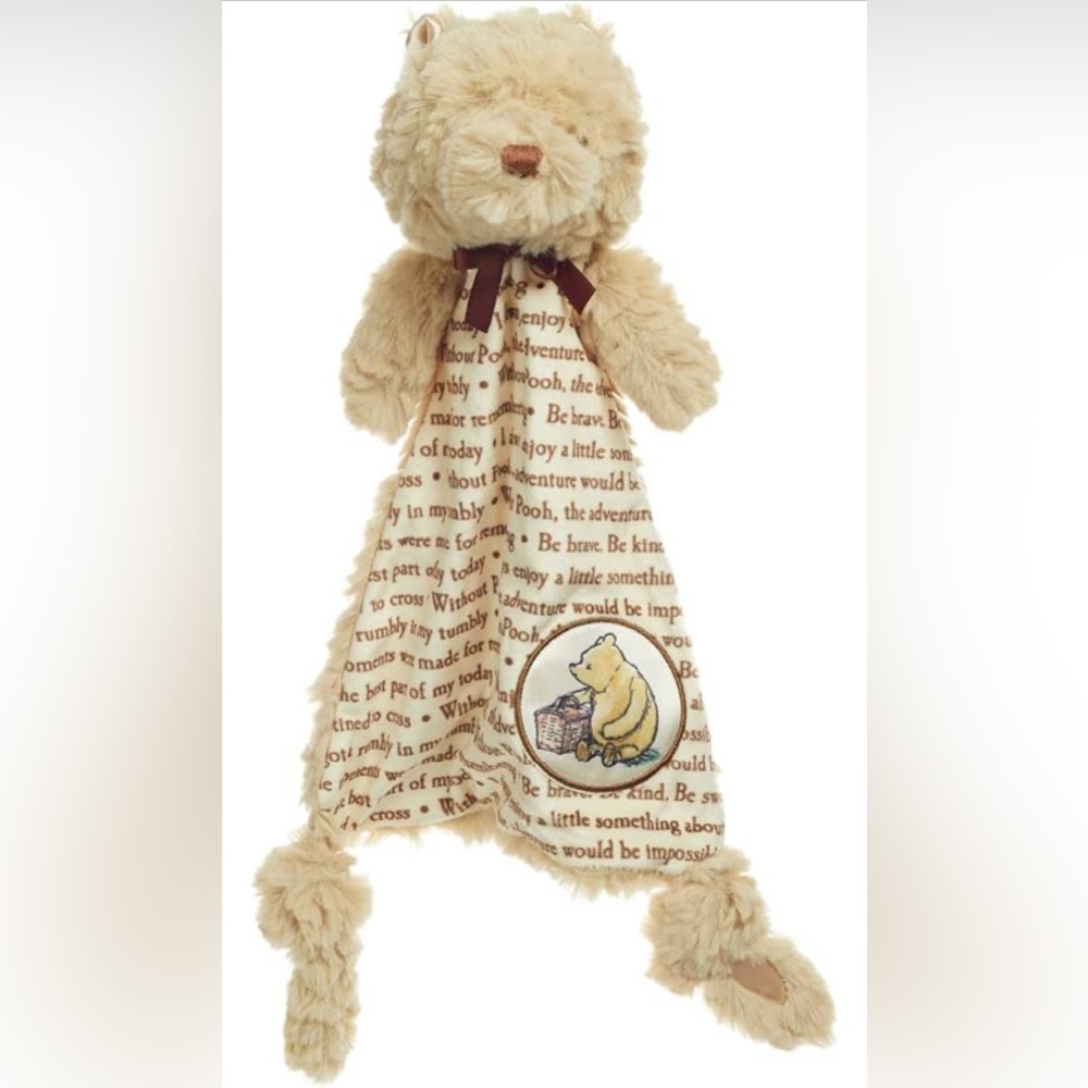 Disney Baby Classic Winnie The Pooh Lovey Security Blanket - NWOT